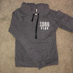 PINK zip up with hood